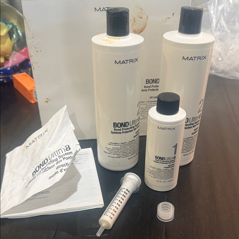 Bond ultim8 matrix protecting system one bottle had been used to 25%the other 2